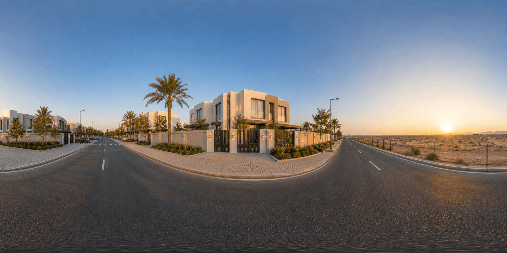 500 Sqm - Perimeter Road With Desert View